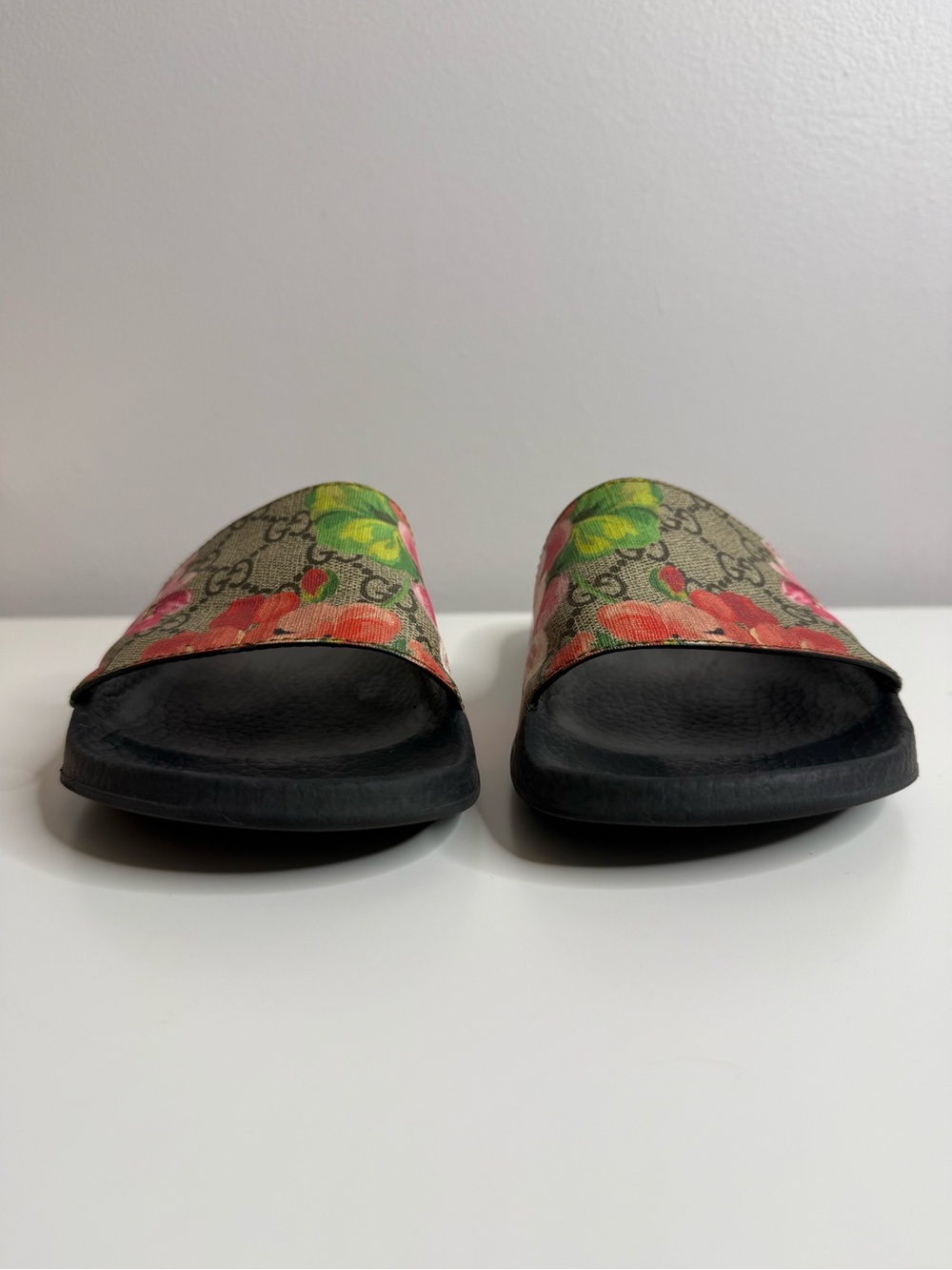 Gucci Blooms flower monogram Slides Size US 6/36 full set - Picture 3 of 11